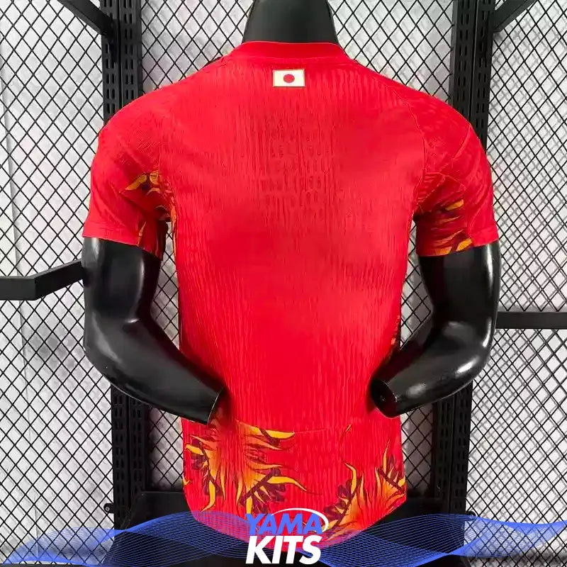 MAILLOT JAPON GARDIEN "Rouge" 2026/2027 Version Player YamaKits Foot