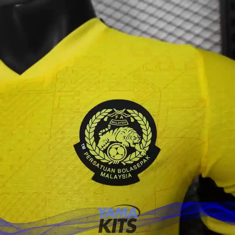 MAILLOT MALAISIE DOMICILE "Jaune" 2025/2026 Version Player YamaKits Foot