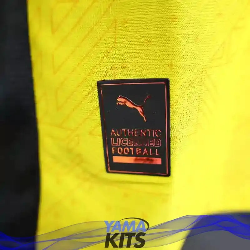 MAILLOT MALAISIE DOMICILE "Jaune" 2025/2026 Version Player YamaKits Foot