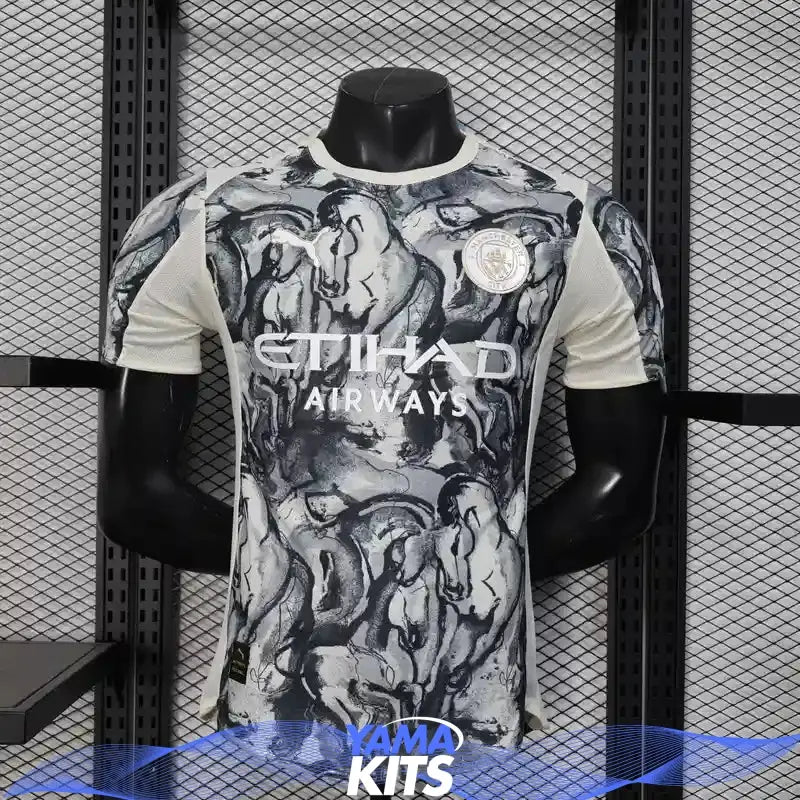 MAILLOT MANCHESTER CITY CONCEPT "Gris" 2025/2026 Version Player YamaKits Foot