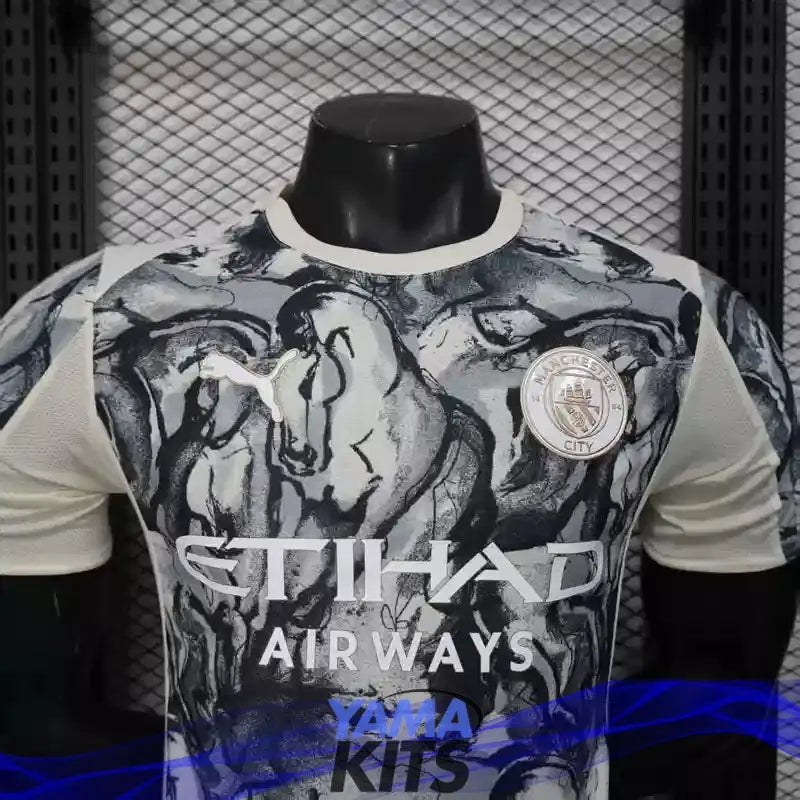 MAILLOT MANCHESTER CITY CONCEPT "Gris" 2025/2026 Version Player