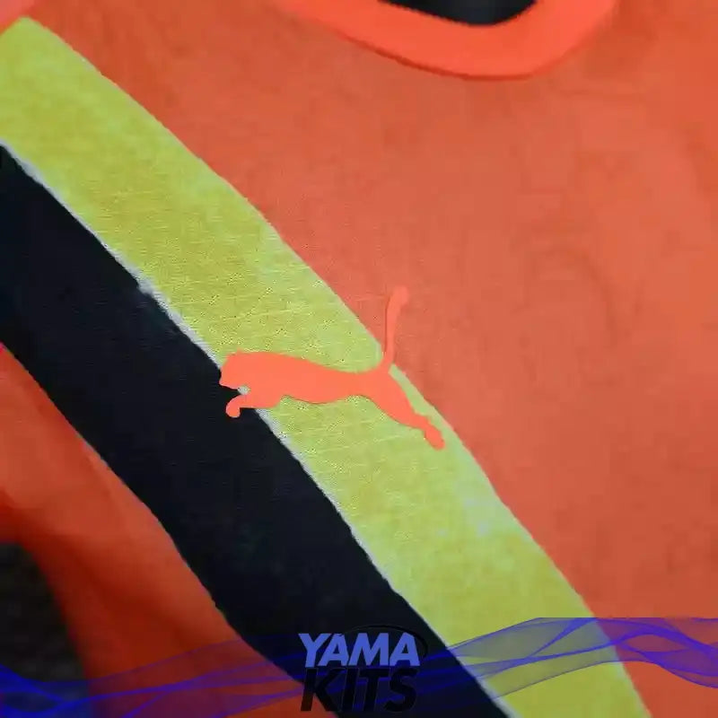 MAILLOT MANCHESTER CITY EXTERIEUR "Orange" 2025/2026 Version Player YamaKits Foot