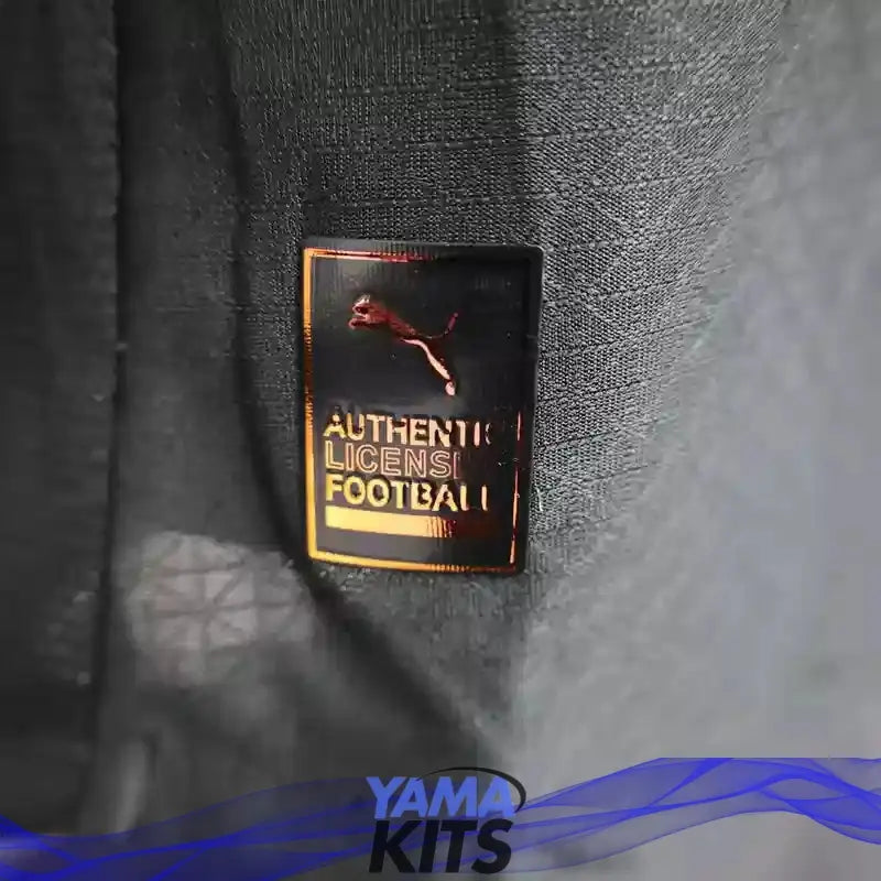 MAILLOT MANCHESTER CITY "noir" 2025/2026 Version Player YamaKits Foot