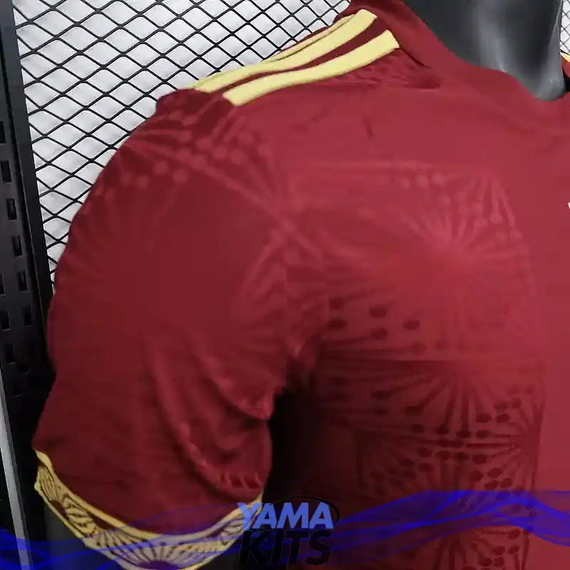 MAILLOT MEXIQUE CONCEPT "Gold, Rouge" 2025/2026 Version Player YamaKits Foot