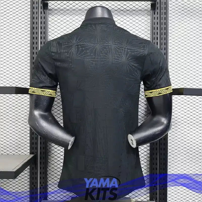 MAILLOT MEXIQUE "Gold, Noir" 2025/2206 Version Player YamaKits Foot