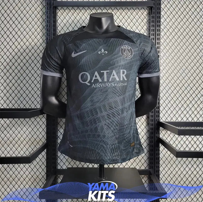MAILLOT PARIS SG CONCEPT "Black" 2023/2024 Version Player YamaKits Foot