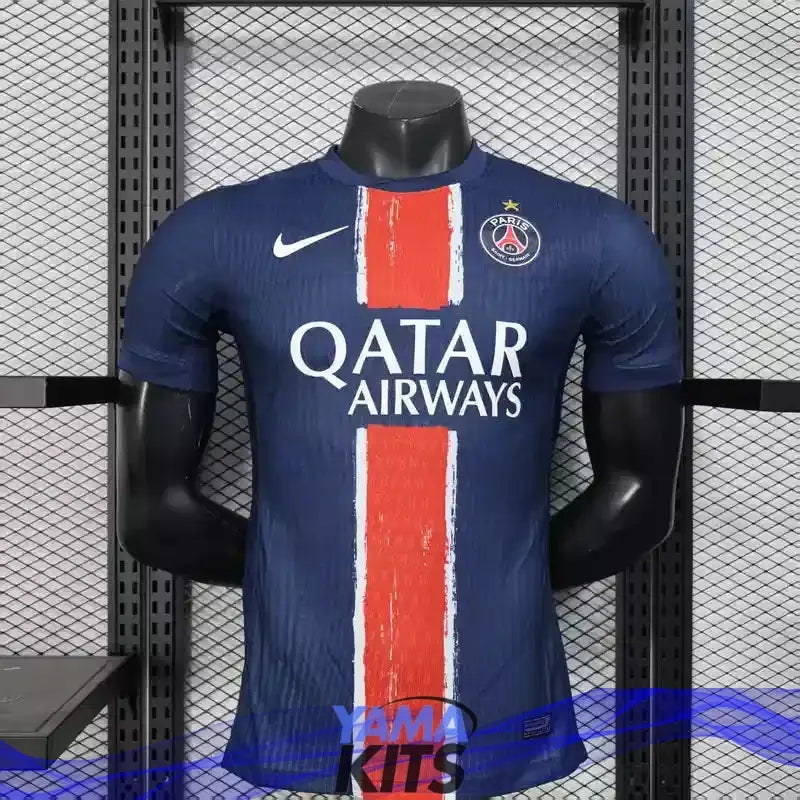 MAILLOT PARIS SG DOMICILE "étoile" 2024/2025 Version Player YamaKits Foot