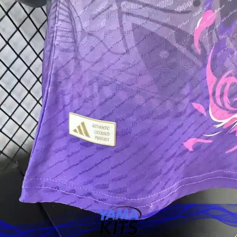 MAILLOT REAL MADRID CONCEPT "Dragons violet" 2025/2026 Version Player YamaKits Foot