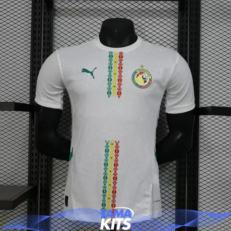 MAILLOT SÉNÉGAL DOMICILE " Blanc " 2025/2026 Version Player YamaKits Foot