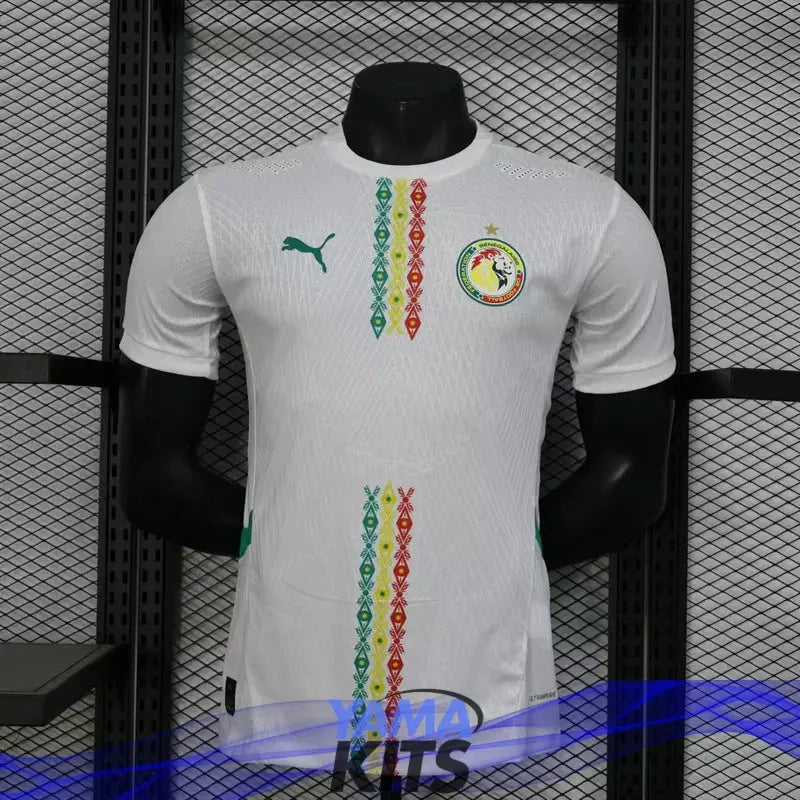 MAILLOT SÉNÉGAL DOMICILE " Blanc " 2025/2026 Version Player