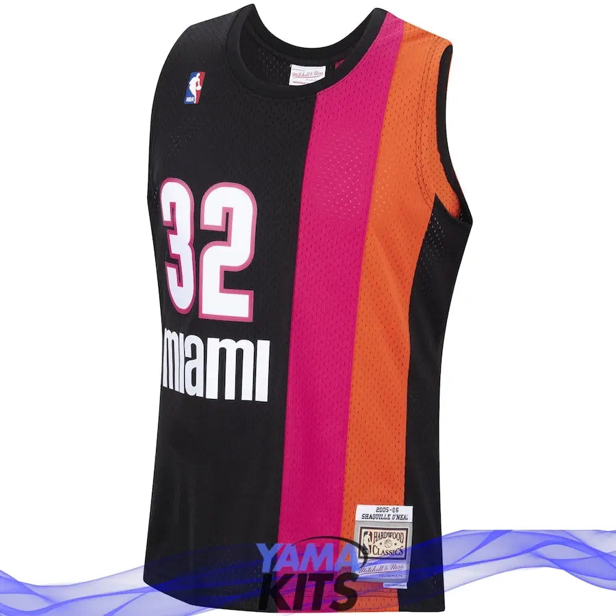 MAILLOT SHAQUILLE O'NEAL MIAMI HEAT VINTAGE - YamaKits