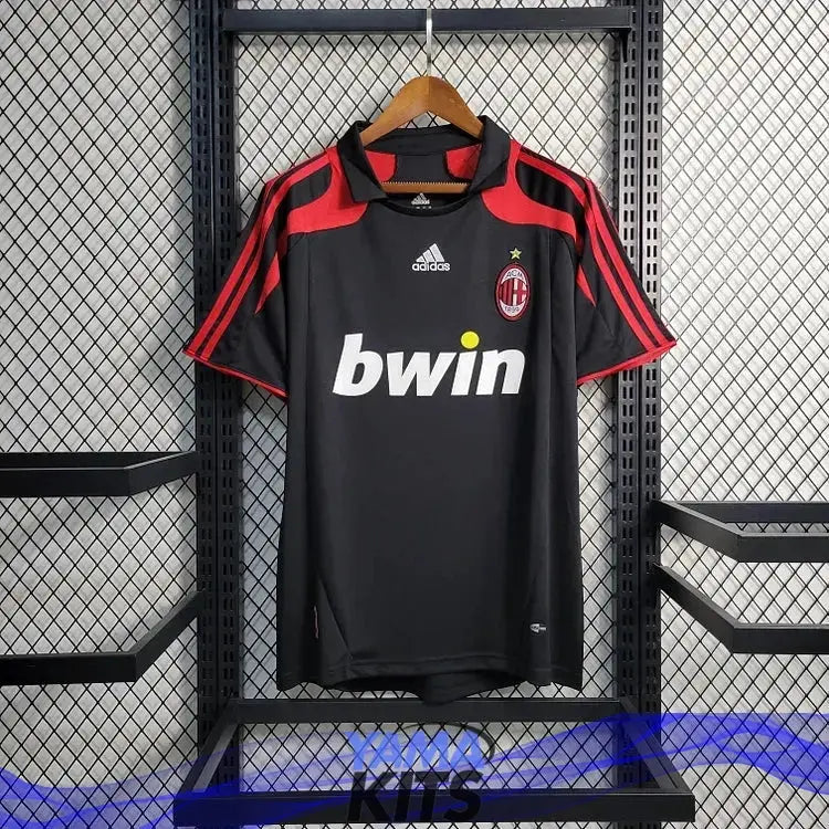 Maillot Ac Milan Retro "Noir" 2007/2008 YamaKits Foot