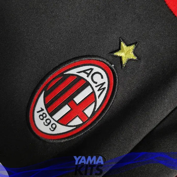 Maillot Ac Milan Retro "Noir" 2007/2008 YamaKits Foot
