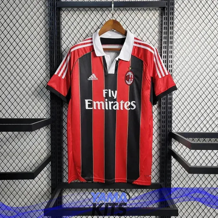 Maillot Ac Milan Retro "Rouge,Noir" 2012/2013 YamaKits Foot