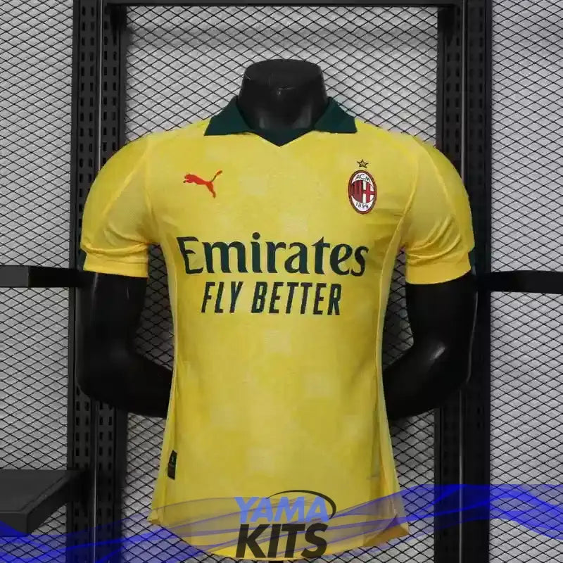 Maillot Ac Milan gardien « Jaune » 2024/2025 Version Player YamaKits Foot5