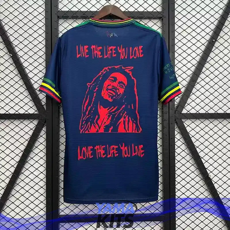 Maillot Ajax concept "Bob Marley, bleu" 2025/2026 YamaKits Foot