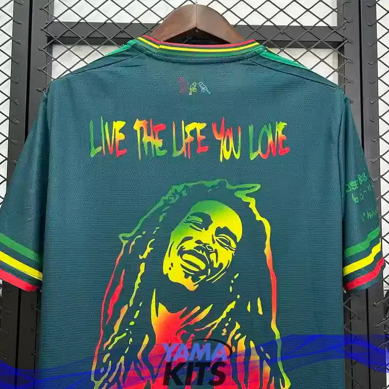 Maillot Ajax concept "Bob Marley, vert" 2025/2026 YamaKits Foot
