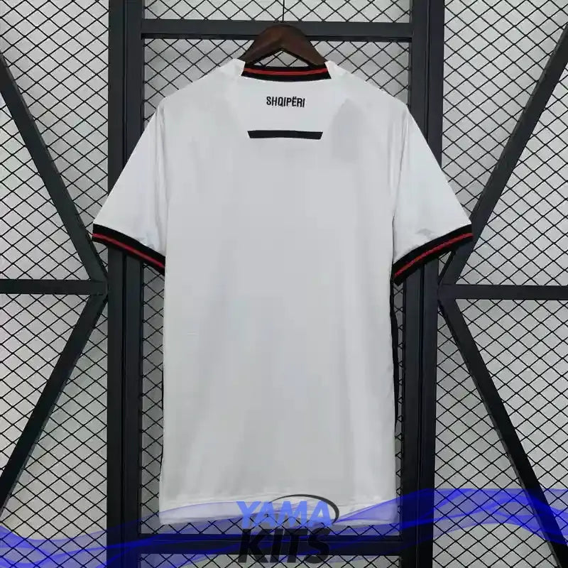 Maillot Albanie extérieur "Blanc" 2025/2026 YamaKits Foot