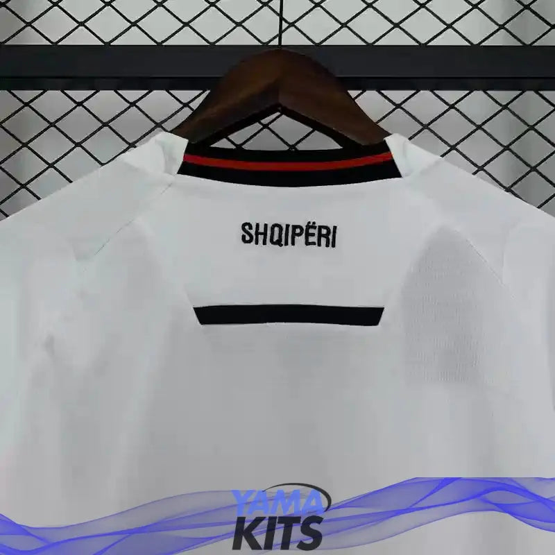Maillot Albanie extérieur "Blanc" 2025/2026 YamaKits Foot