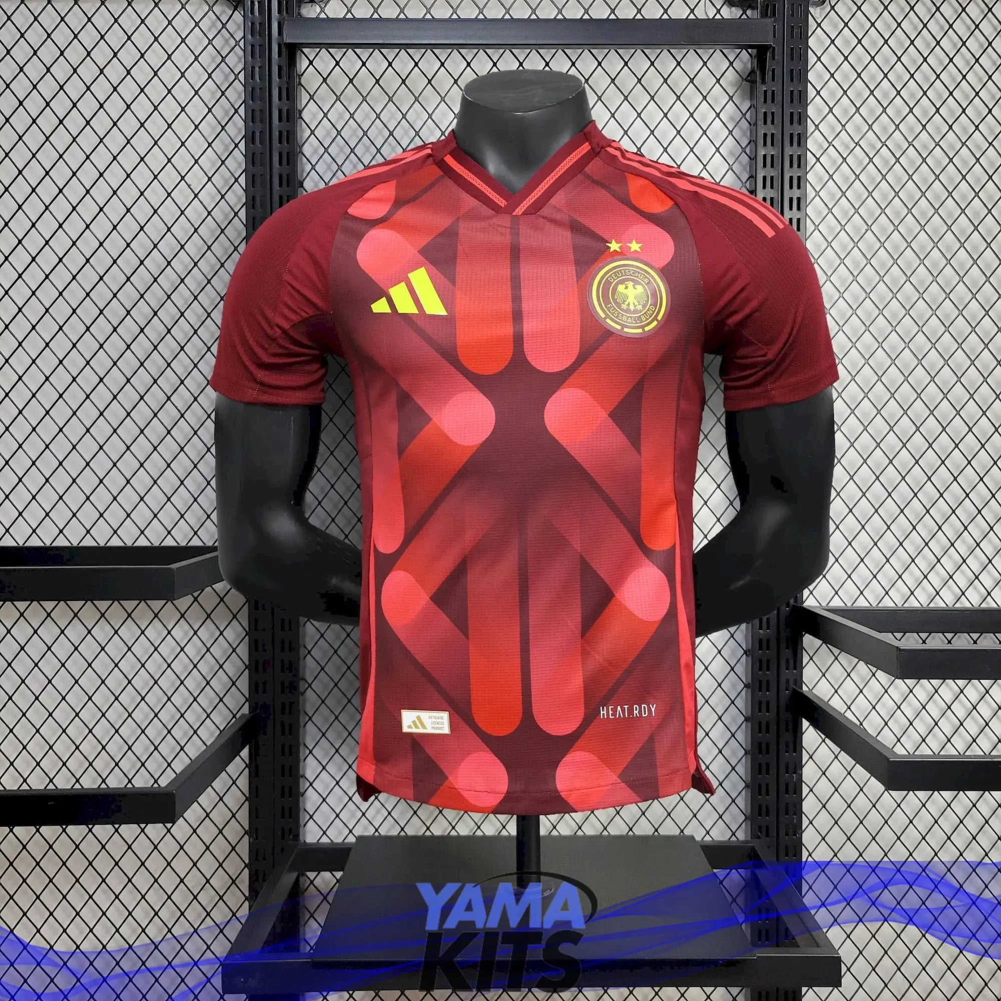 Maillot Allemagne extérieur Féminin "rouge" 2025/2026 Version Player YamaKits Foot