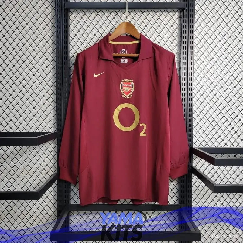 Maillot Arsenal Domicile Manches Longues 2005/2006