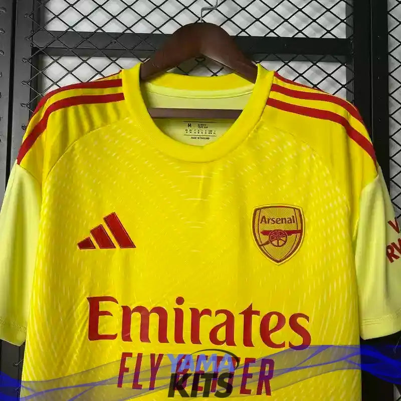 Maillot Arsenal gardien de but "Jaune" 2025/2026 YamaKits Foot