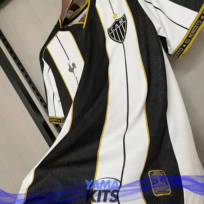 Maillot Atlético Mineiro concept "Blanc,Noir" 2025/2026 YamaKits Foot