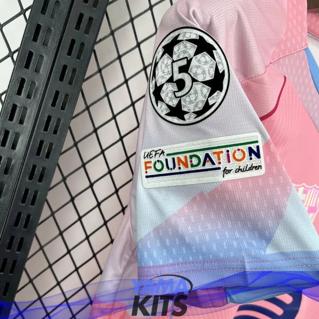 Maillot Barcelone concept "Rose" 2025/2026 YamaKits Foot