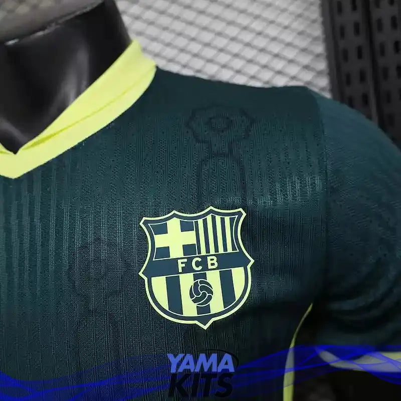 Maillot Barcelone concept "Vert" 2025/2026 Version Player YamaKits Foot