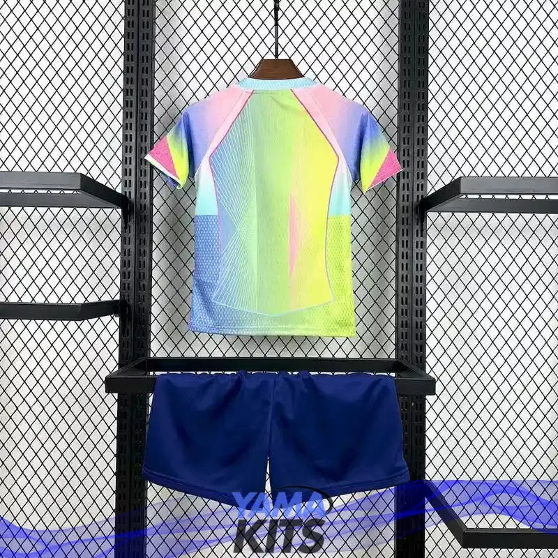 Maillot Barcelone enfant concept "jaune,rose" 2025/2026 YamaKits Foot