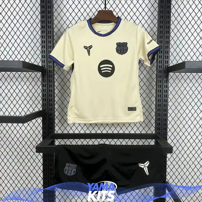 Maillot Barcelone enfant extérieur 2025/2026 YamaKits Foot