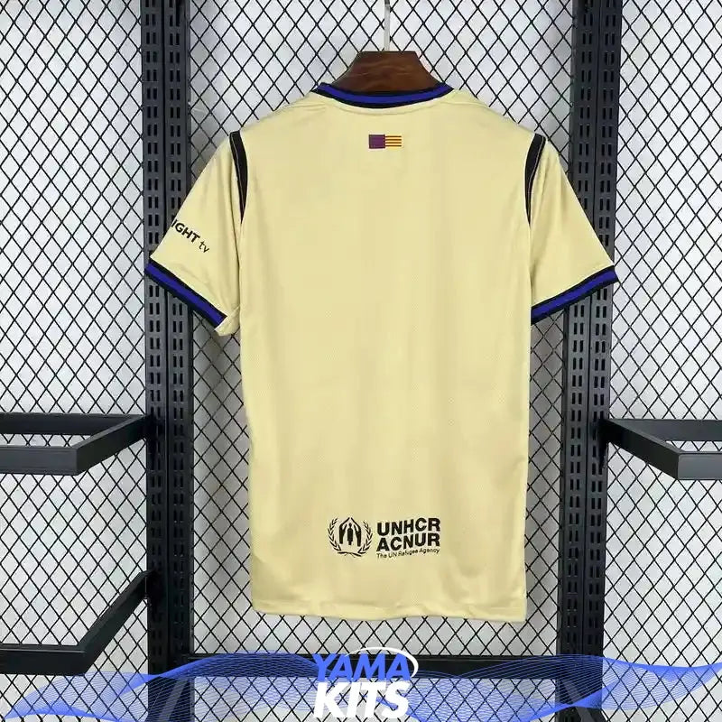 Maillot Barcelone extérieur "beige" 2025/2026 YamaKits Foot