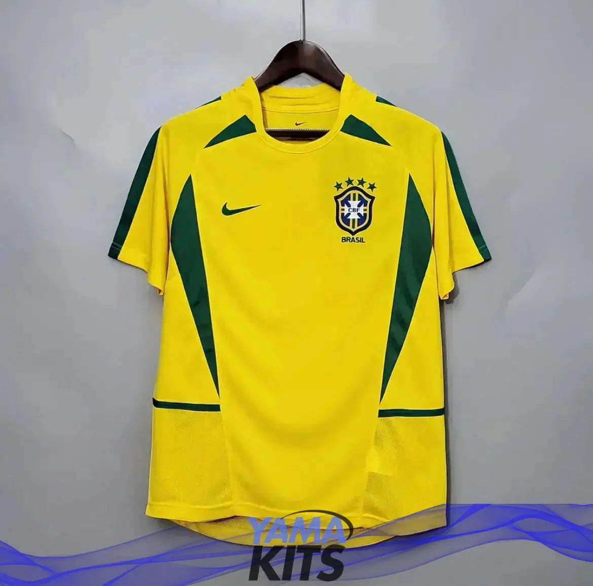 Maillot Brésil Retro "World Cup" 2002 YamaKits Foot