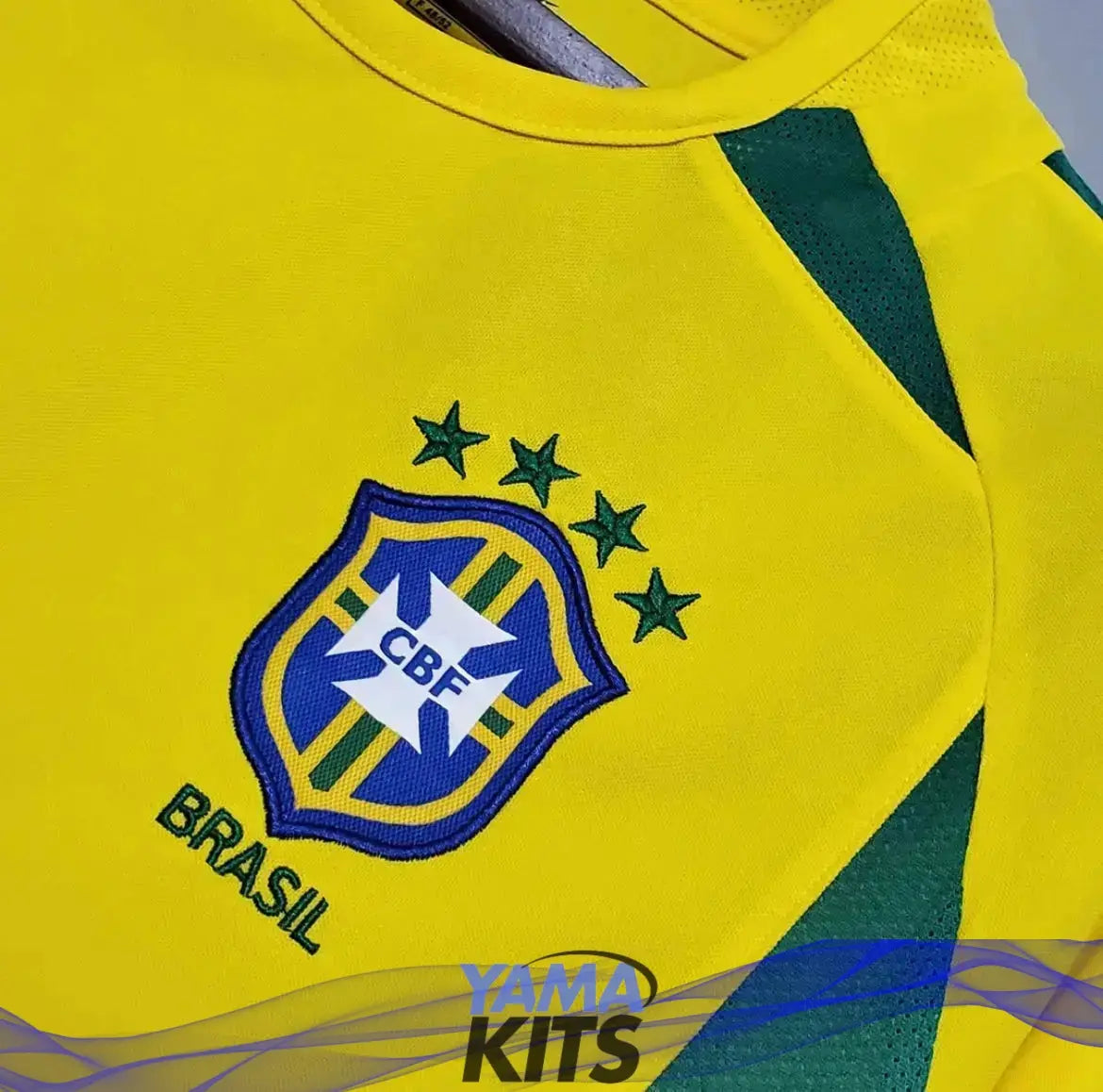 Maillot Brésil Retro "World Cup" 2002 YamaKits Foot