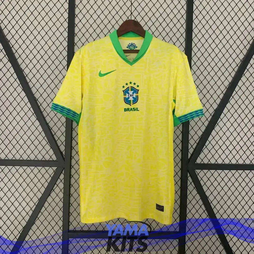 Maillot Brésil domicile "Jaune" 2024/2025 YamaKits Foot
