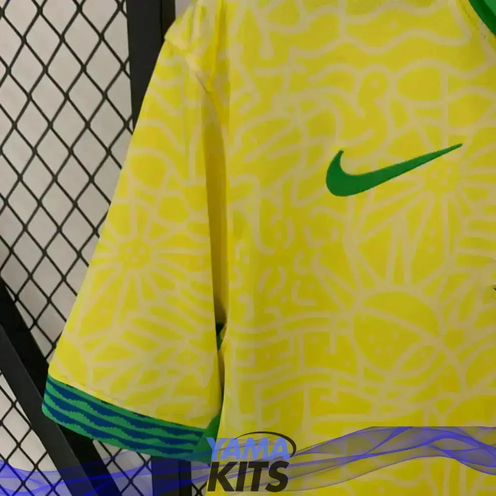 Maillot Brésil domicile "Jaune" 2024/2025 YamaKits Foot