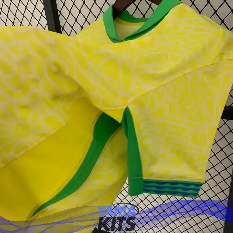 Maillot Brésil domicile "Jaune" 2024/2025 YamaKits Foot