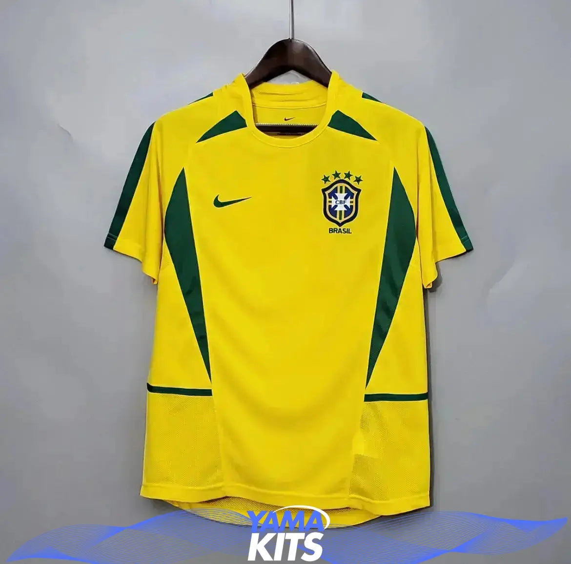 Maillot Brésil Retro "World Cup" 2002 YamaKits Foot