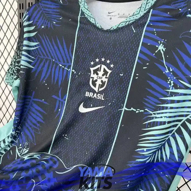 Maillot Brésil concept "Fleure, lion" 2025/2026