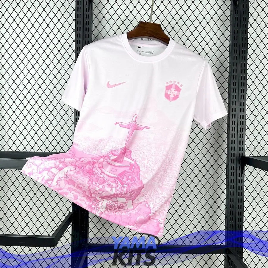 Maillot Brésil concept « Rose » 2025/2026 YamaKits Foot