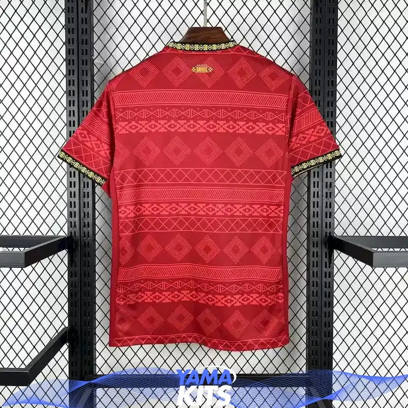 Maillot Brésil concept "Rouge" 2025/2026 YamaKits Foot