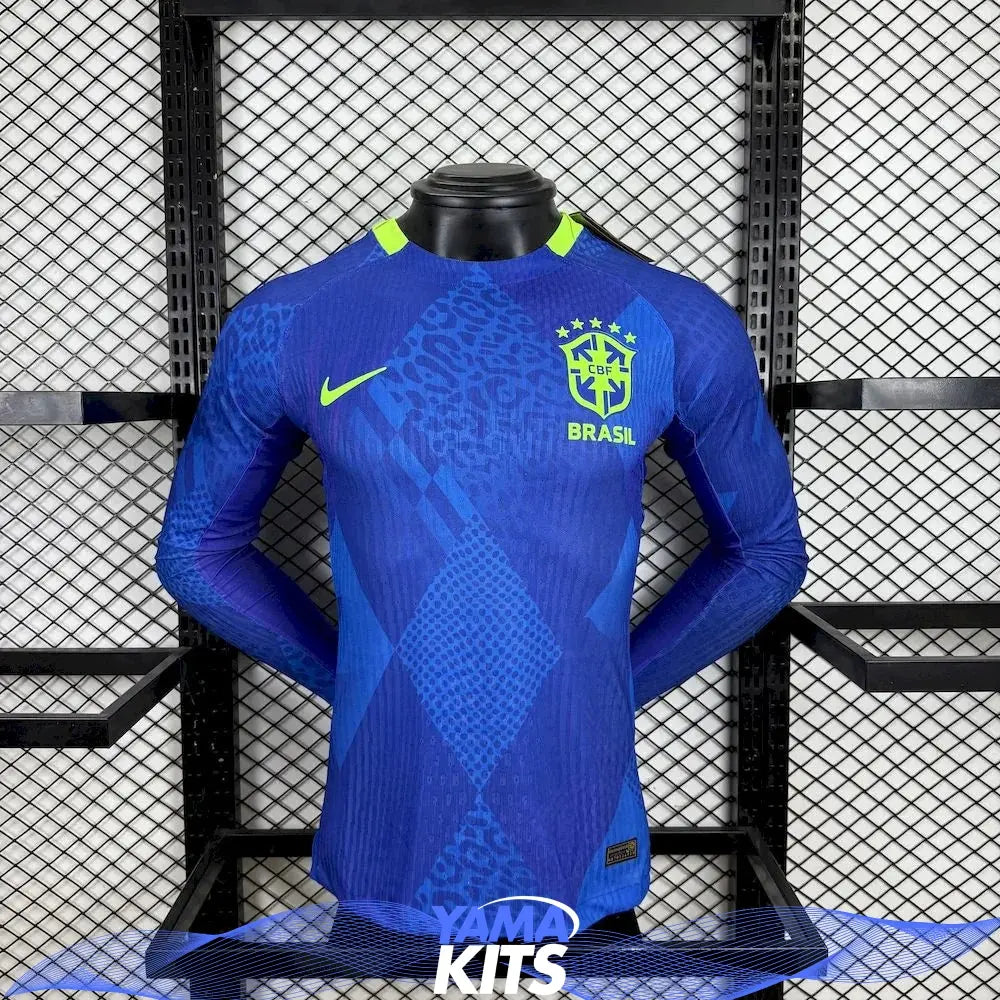 Maillot Brésil manches longues 2025/2026 Yamakits