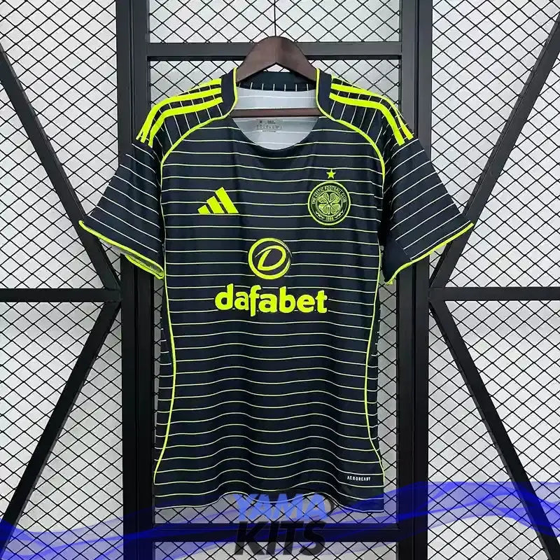 Maillot Celtic extérieur "Vert fluo" 2025/2026 YamaKits Foot