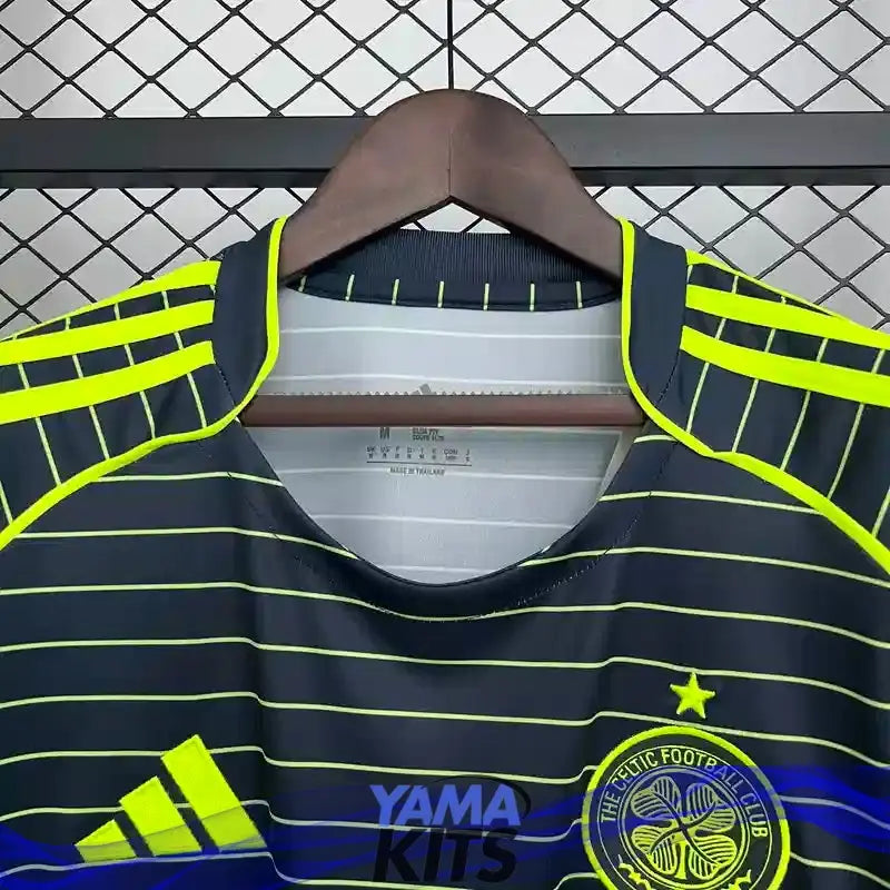 Maillot Celtic extérieur "Vert fluo" 2025/2026 YamaKits Foot