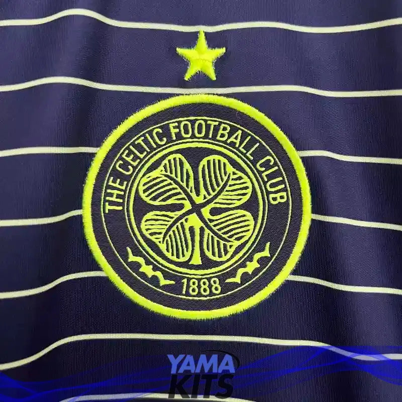 Maillot Celtic extérieur "Vert fluo" 2025/2026 YamaKits Foot