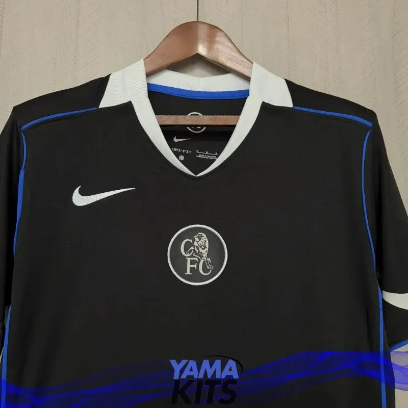 Maillot Chelsea extérieur "Noir" 2025/2026 YamaKits Foot