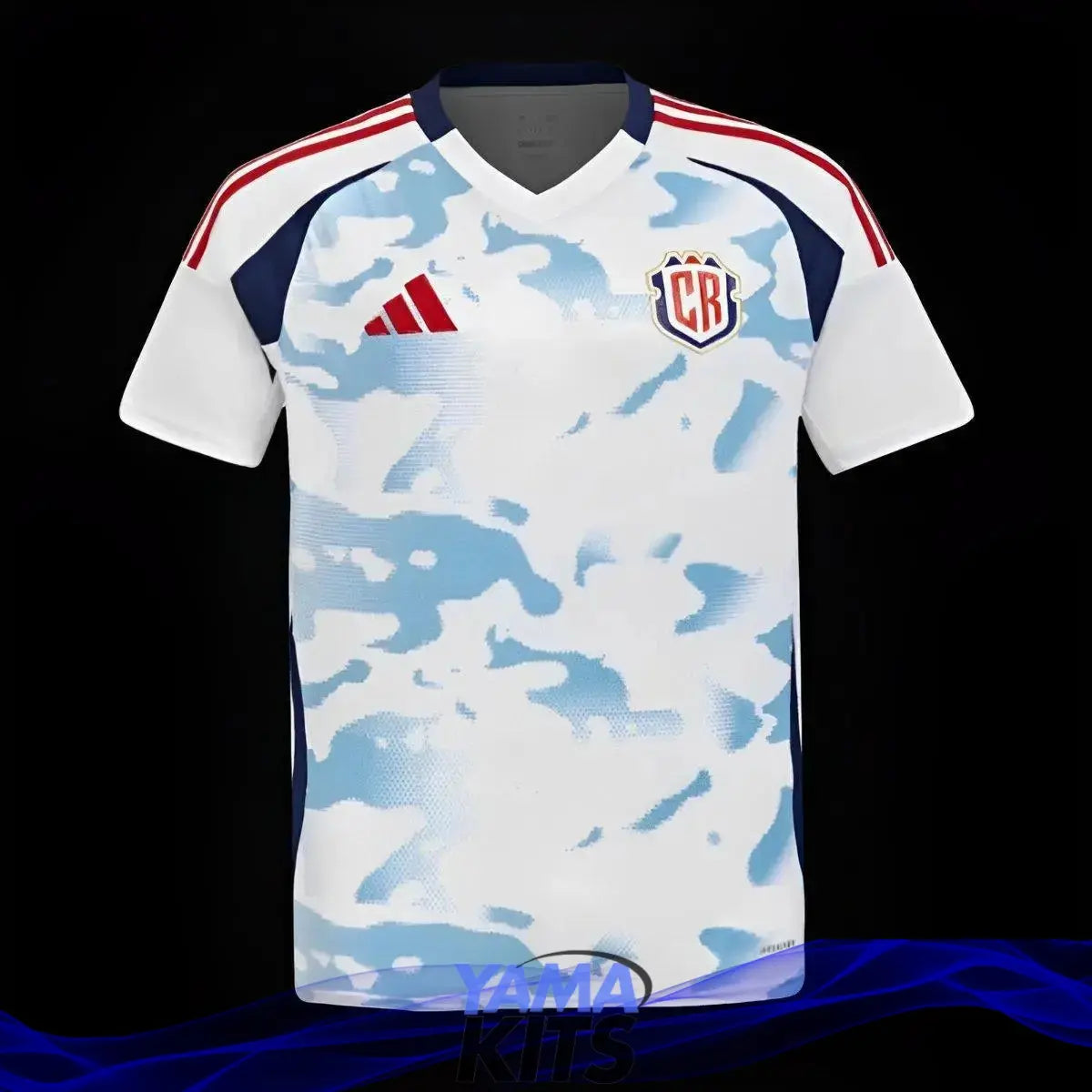 Maillot Costa Rica Extérieur "Blanc, Bleu" 2024/2025 - YamaKits