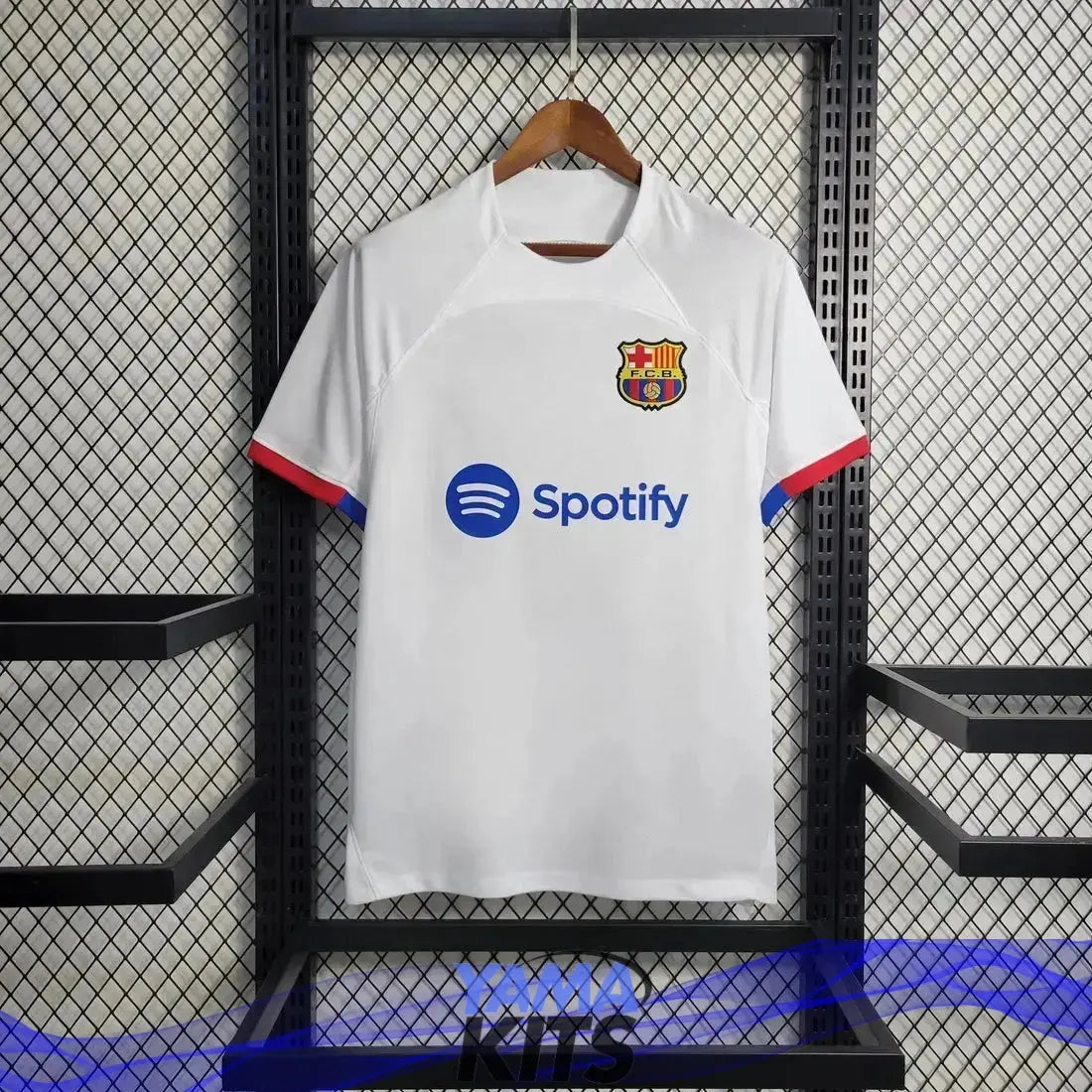 Maillot Extérieur du Barcelone « blanc » 2023-2024 - YamaKits