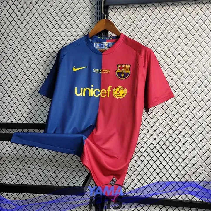 Maillot FC Barcelone RETRO domicile 2008/2009 YamaKits Foot