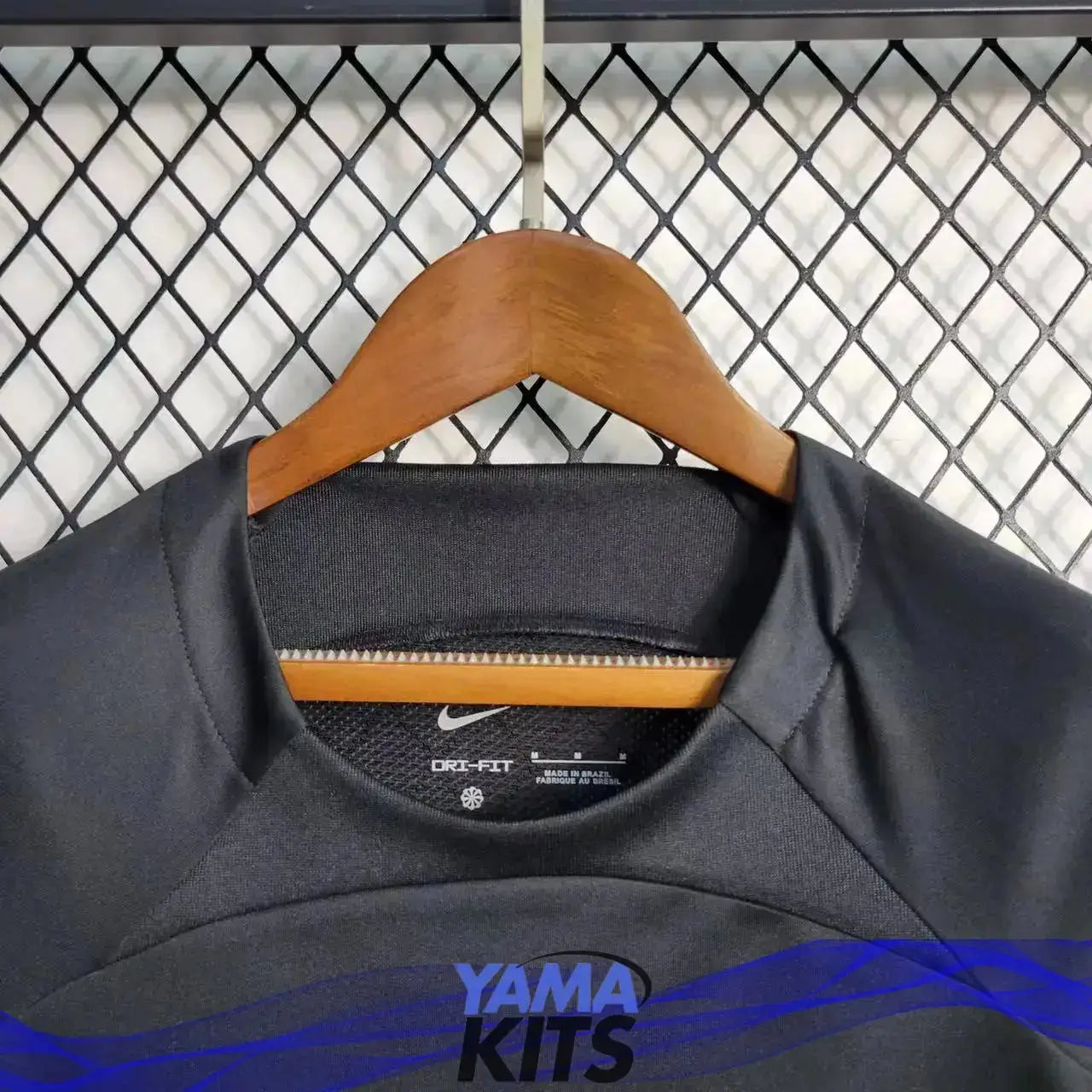 Maillot Femme Corinthians Entrainement "Noir" 2022/2023 YamaKits Foot